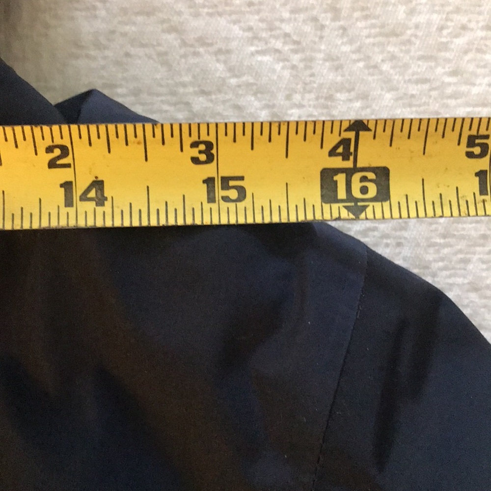 The North Face Down Filled Parka Hooded Coat Navy Blue A Line Size M - Picture 12 of 16